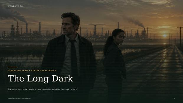 Presentation Slides sample — A Screenplay As Presentation Slides